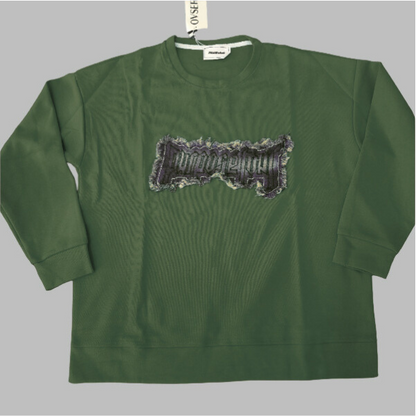American Vintage Denim Patch  Sweatshirt